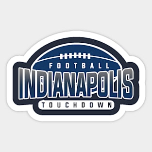 Indianapolis Football Team Sticker